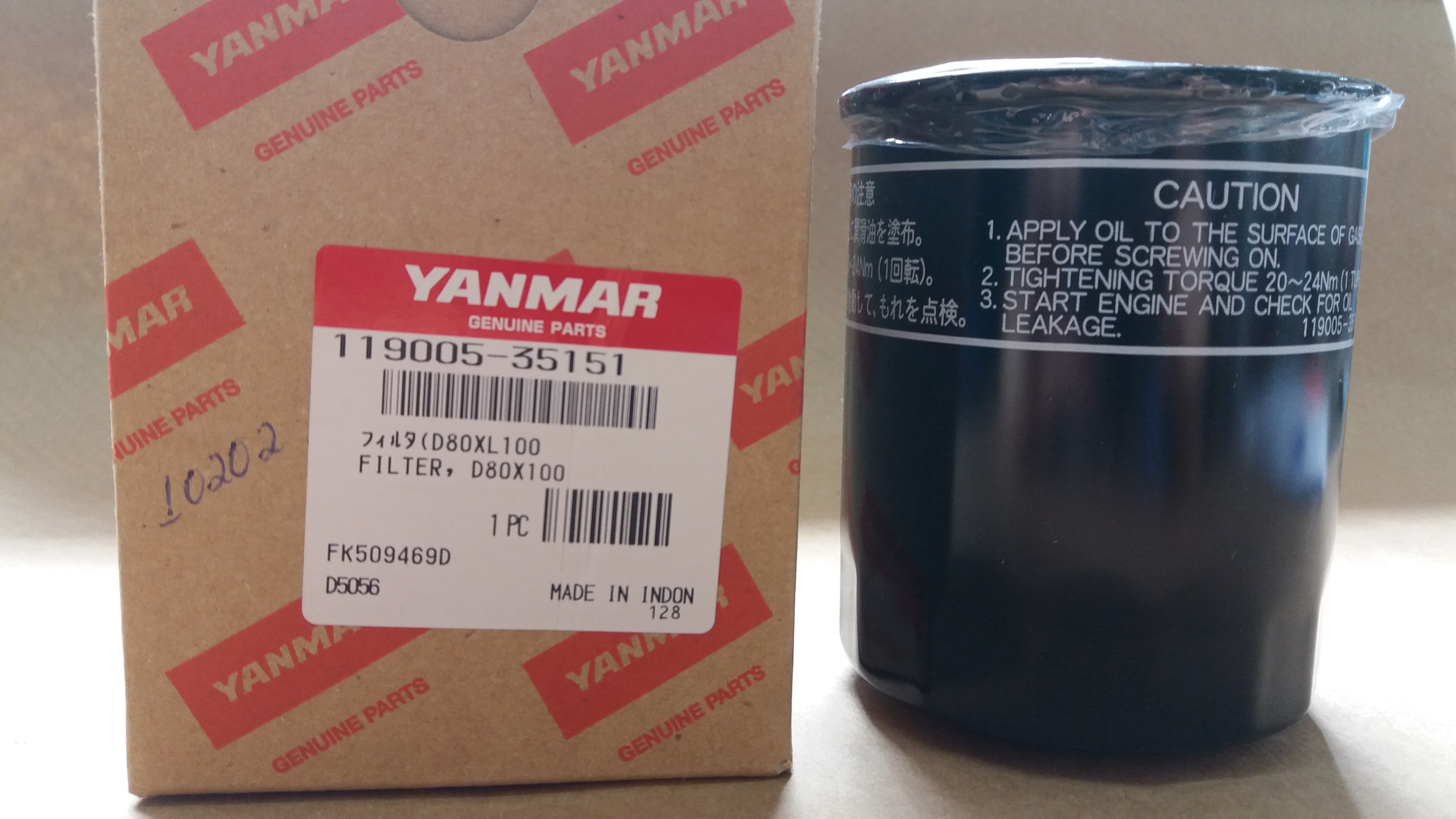 FILTRO OLEO LUBRIFICANTE 4TNV94L NCKM