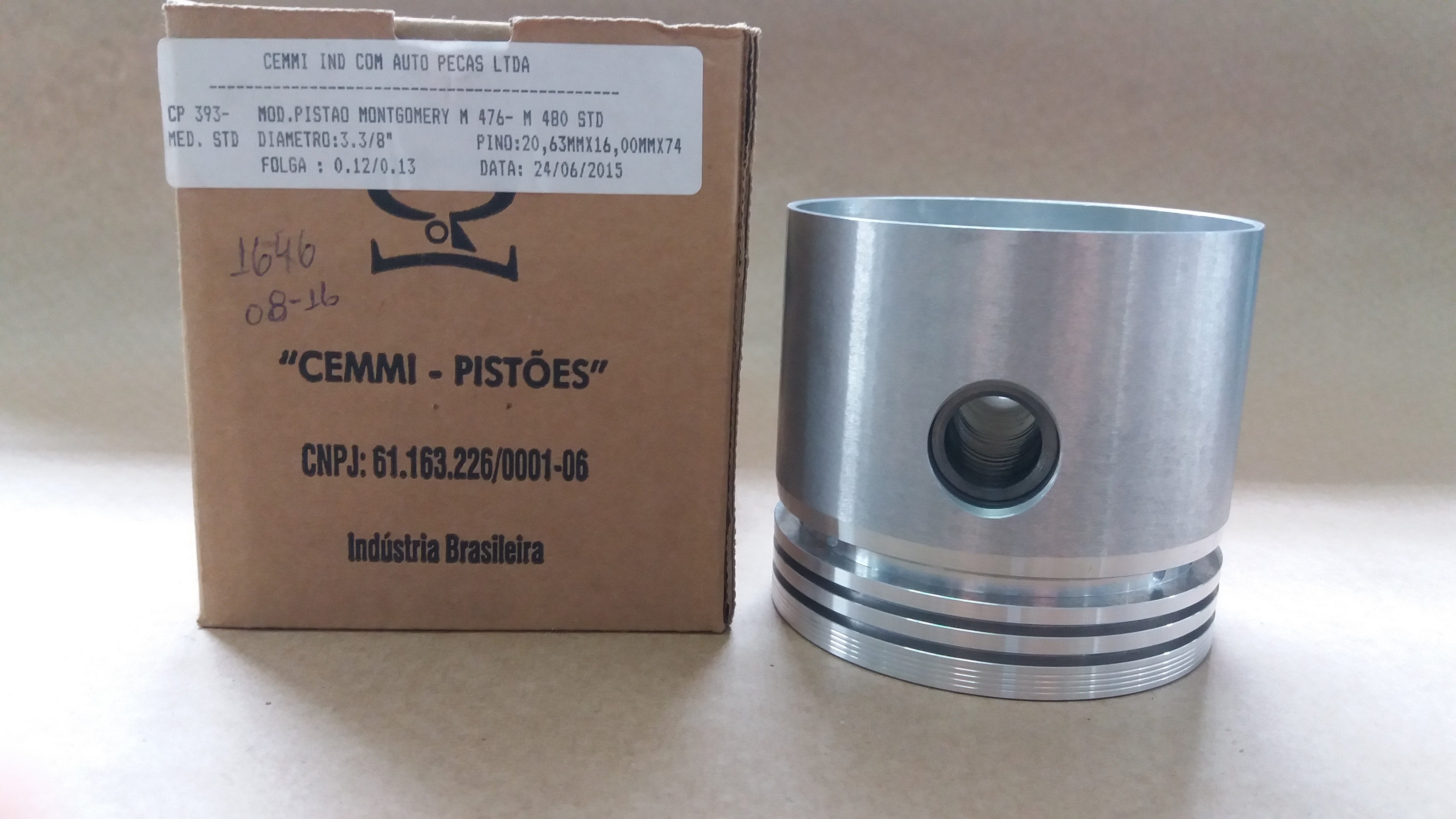 Pistão STD MG-12.5 Similar
