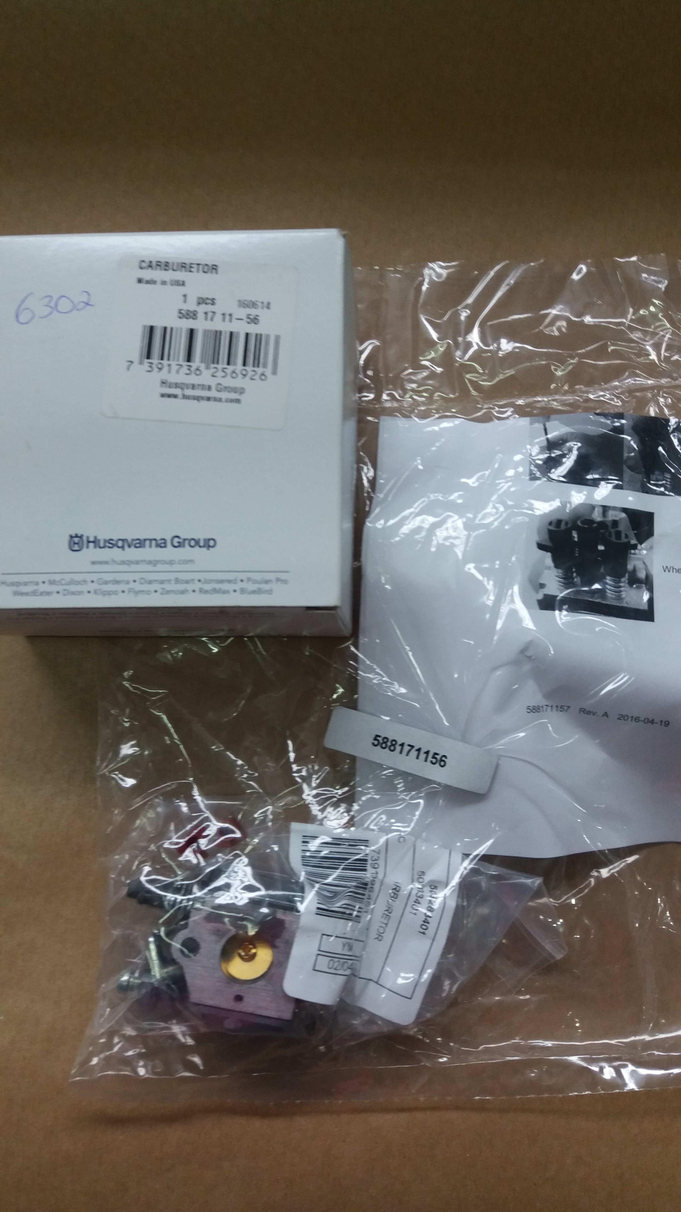 CARBURADOR 322-323 ZAMA