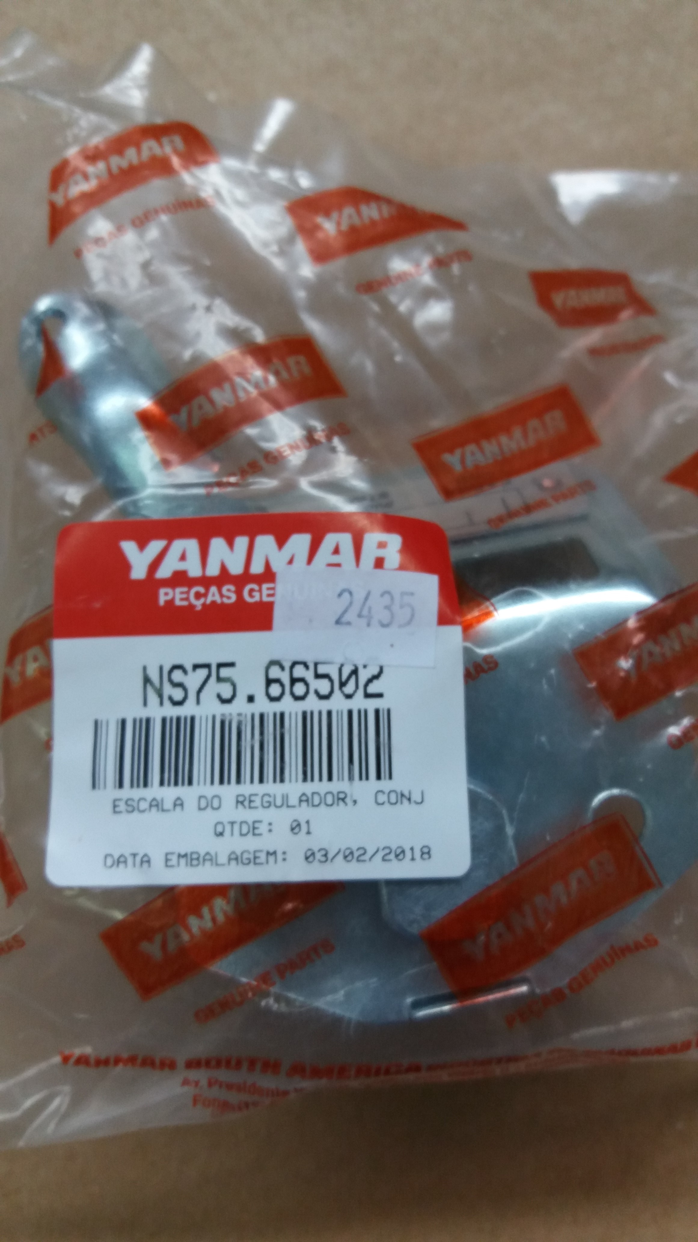 Escala Regulador (Conj.) NS-75-90-11-18  Yanmar