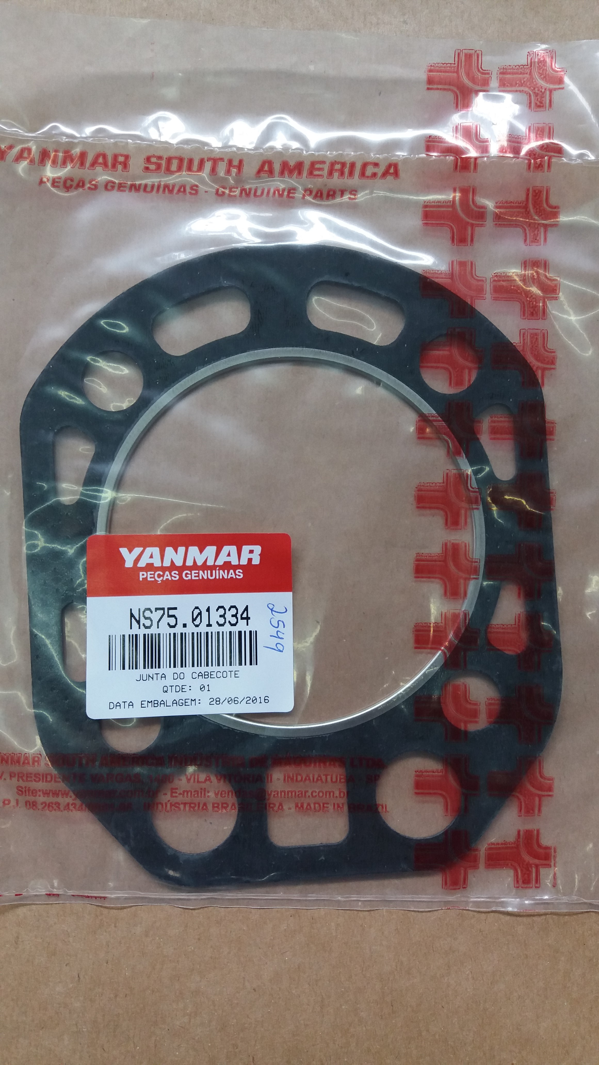Junta Cabe�ote NS-75 Yanmar