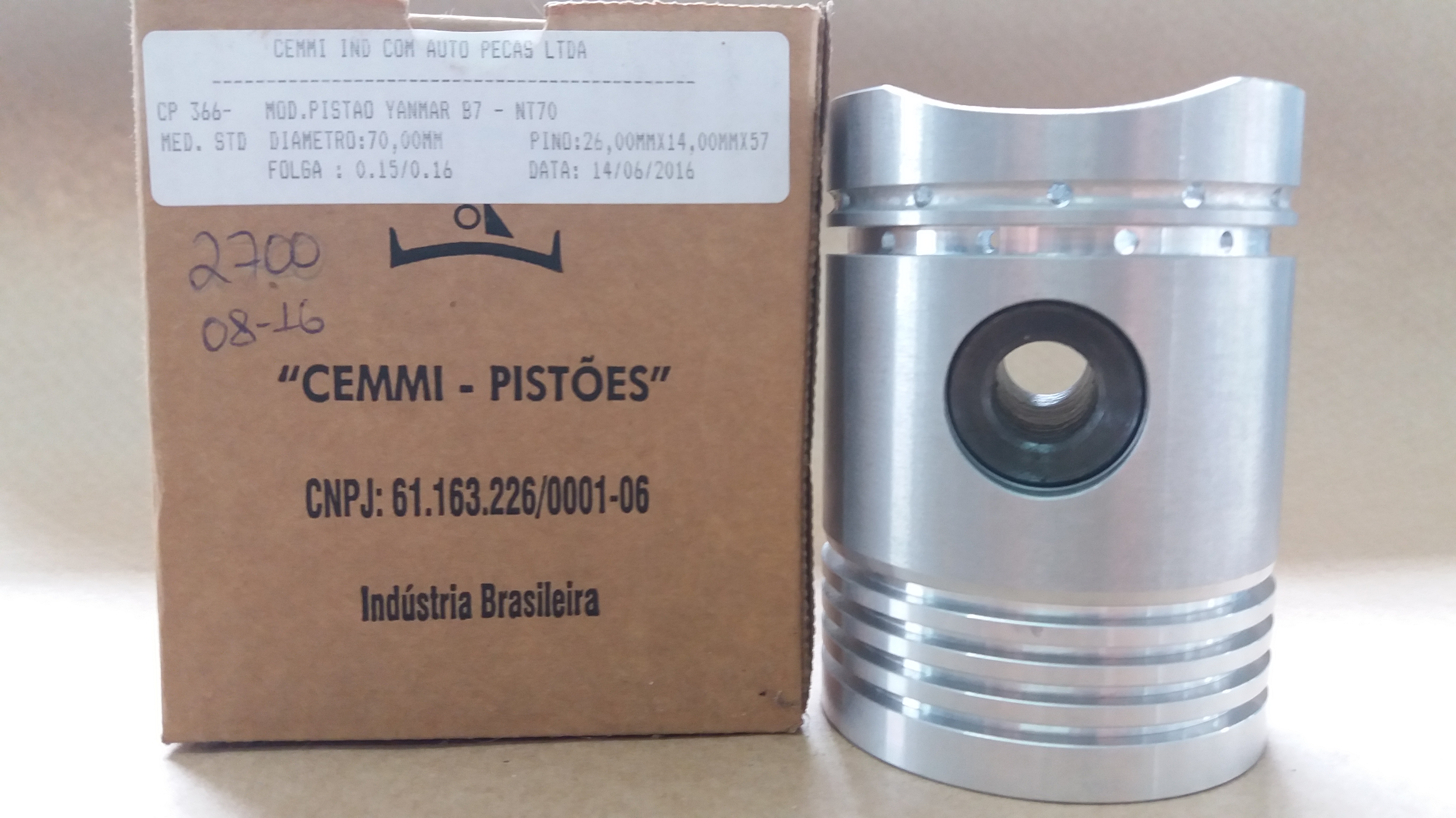 Pistão B-7 Cemmi