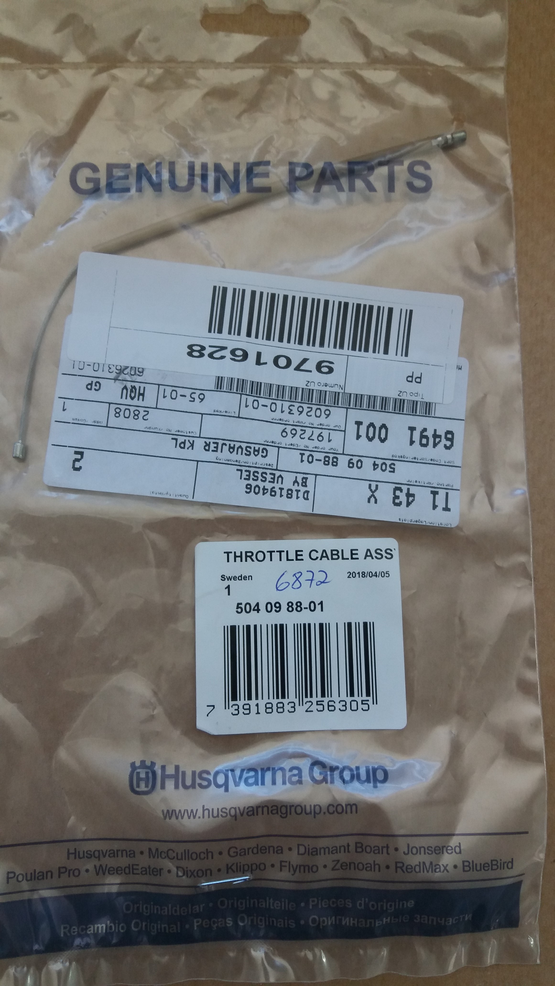 CABO ACELERADOR 455e450e