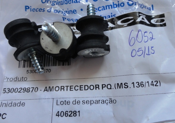 AMORTECEDOR C/ROSCA 136-142