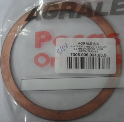 Junta do Cabe�ote 0,8 mm M-85 Agrale