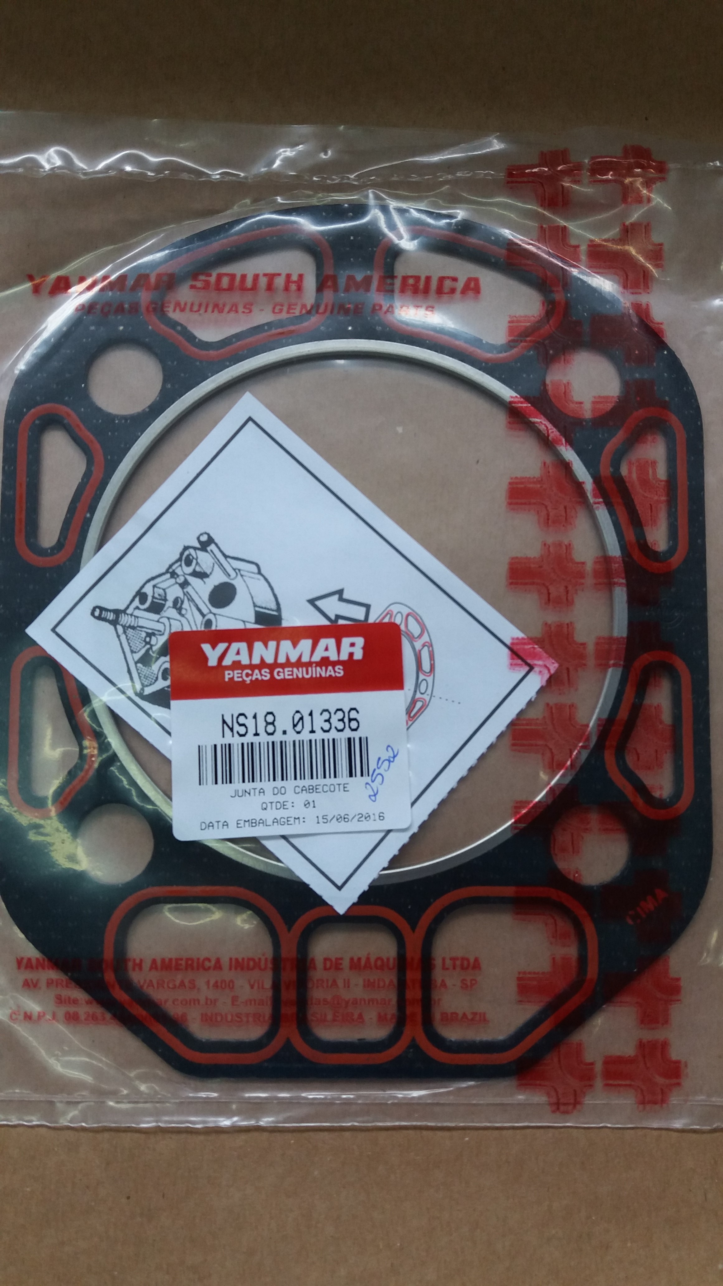 Junta Cabeçote NS-18 Yanmar