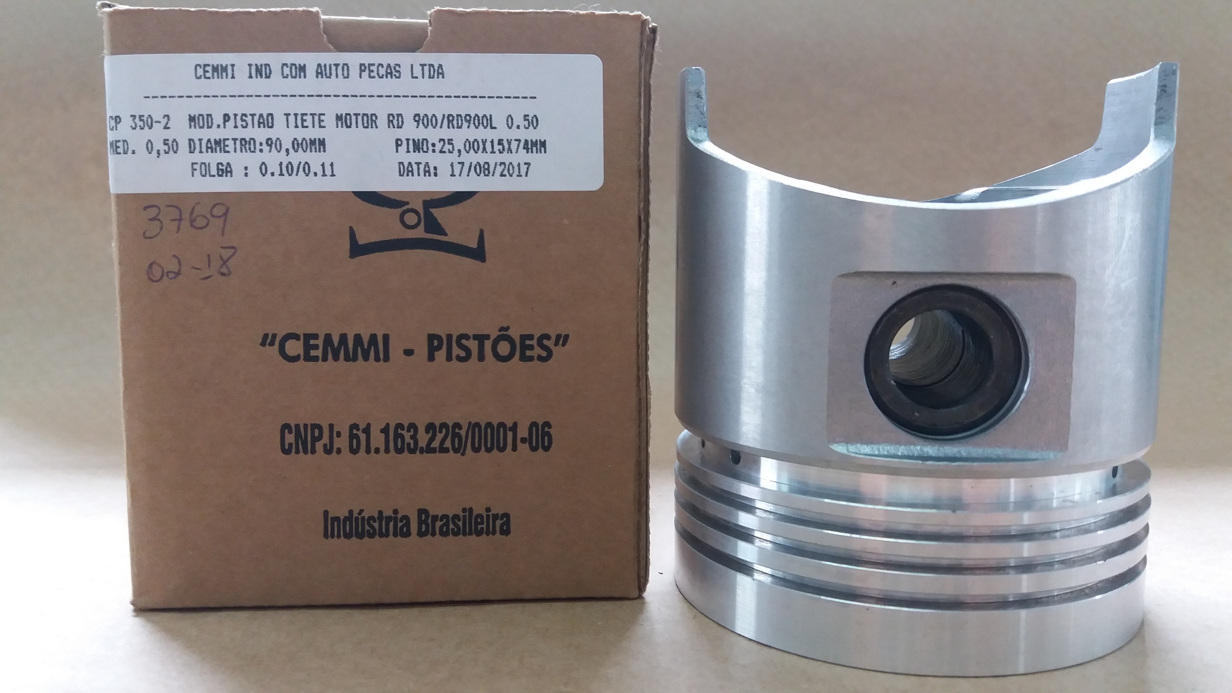 Pistão 050 RD-900 Cemmi