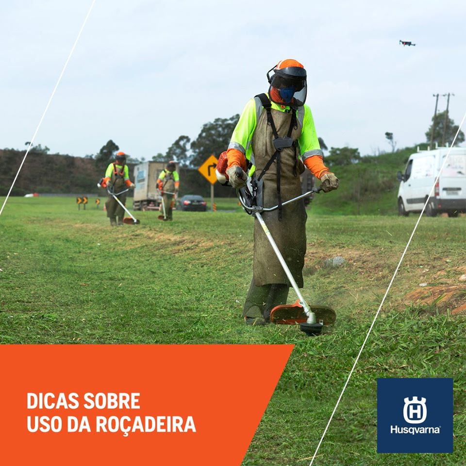 DICAS DE SEGURANÇA PARA O USO DE SUA ROÇADEIRA