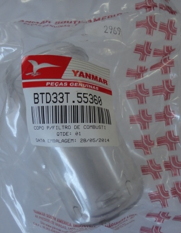 Copo p/ Filtro Comb. NS-Todos  Yanmar